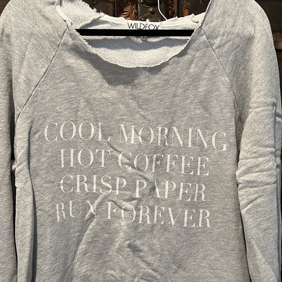 Wildfox sweatshirt size small but oversized - Picture 2 of 2